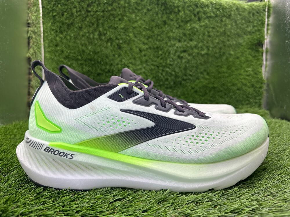Brooks Glycerin GTS 23 1105031D154 Athletic Sneaker Mens 13D White Knit Training